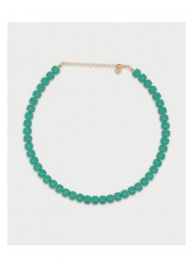 Collana Rue des Mille Charm Bar Ibiza verde laguna