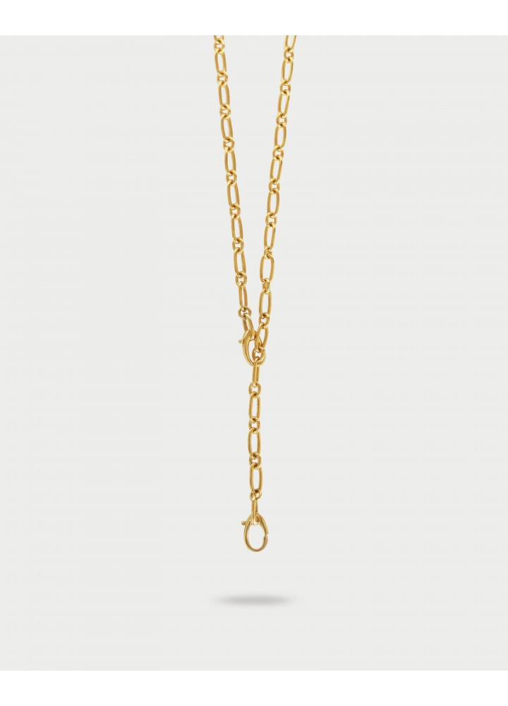 Collana Rue des Mille Charm Bar Double Hook dorata