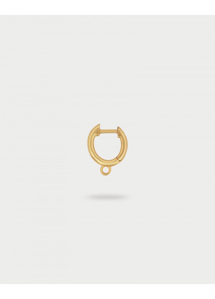 Orecchino Rue des Mille Charm Bar Mini Hoop dorato a scattino