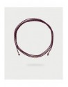 Collana Rue des Mille Charm Bar No Closure con cordino burgundy