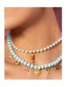 Charm Rue des Mille CharmBar Cocktail dorato smaltato con zirconi — esempio di abbinamento; gli altri gioielli sono esclusi