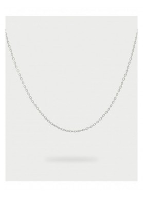 Girocollo base a catena Rue des Mille Puffy Letters rodiato