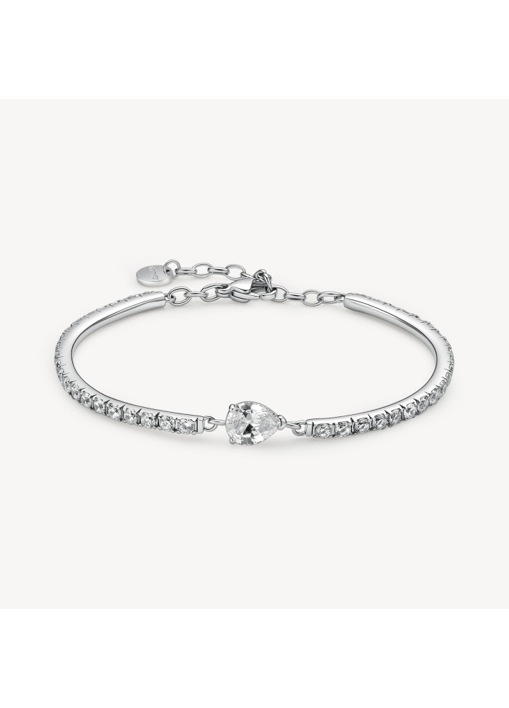 Bracciale Brosway Desideri in acciaio con cubic zirconia a goccia BEI115 — vista principale