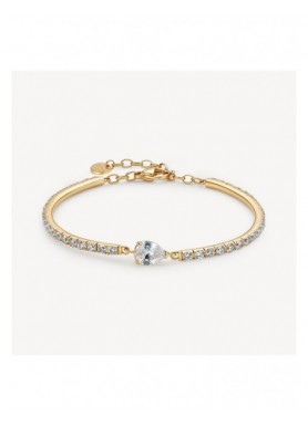 Bracciale Brosway Desideri dorato con zirconi a goccia BEI116