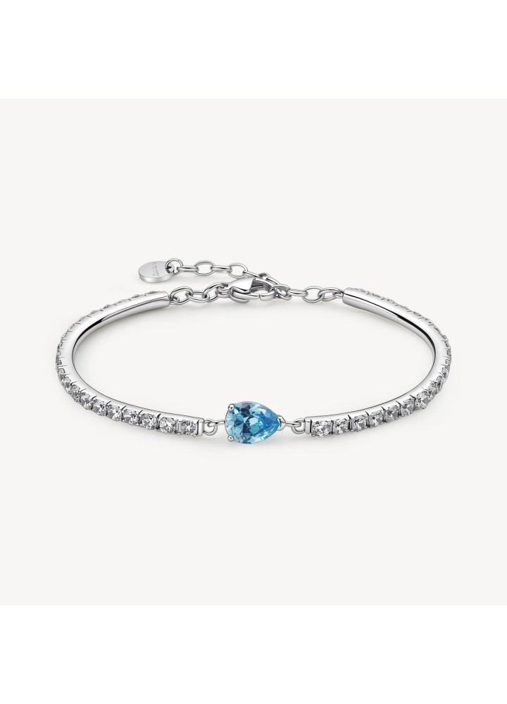 Bracciale Brosway Desideri acquamarina con cubic zirconia BEI118 - vista del prodotto