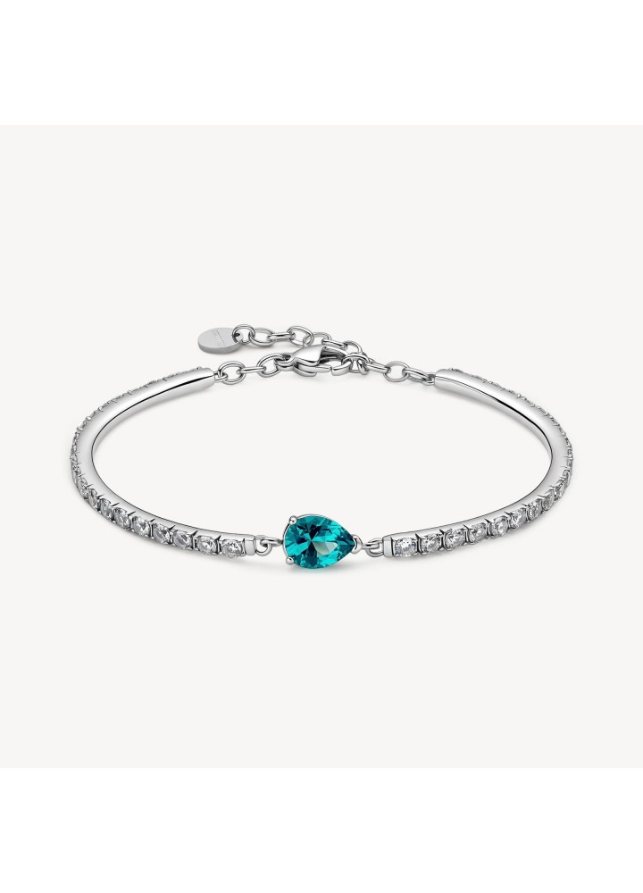 Bracciale Brosway Desideri con cubic zirconia paraiba a goccia BEI119
