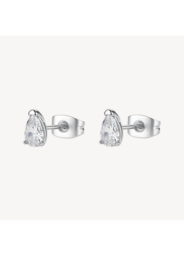 Orecchini a lobo Brosway Desideri con zirconi a goccia BEIE037