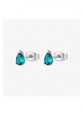 Orecchini a lobo Brosway Desideri con cubic zirconia paraiba BEIE040