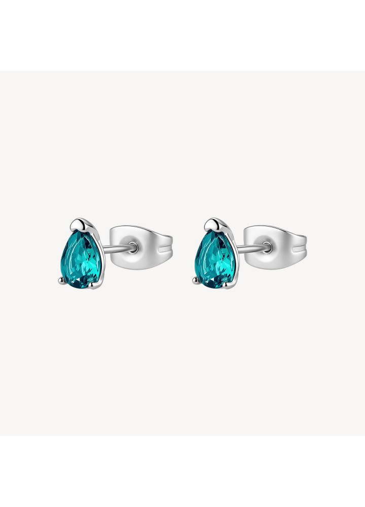 Orecchini a lobo Brosway Desideri con cubic zirconia paraiba BEIE040