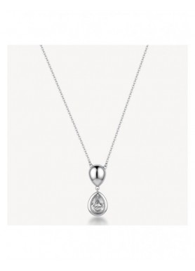 Collana Brosway Glow BGW03 con pendente a goccia e zirconi - vista del gioiello