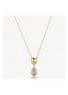Collana Brosway Glow dorata con pendente a goccia e cubic zirconia BGW04 — vista principale