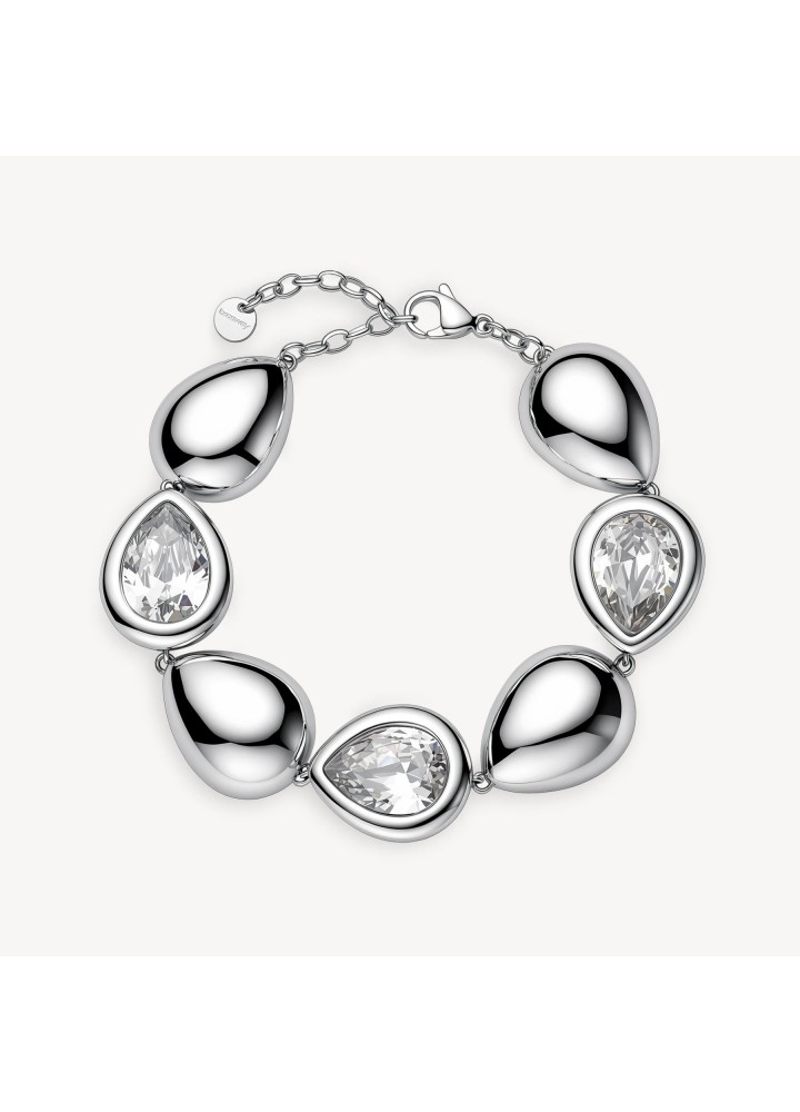 Bracciale Brosway Glow con gocce e zirconi BGW13