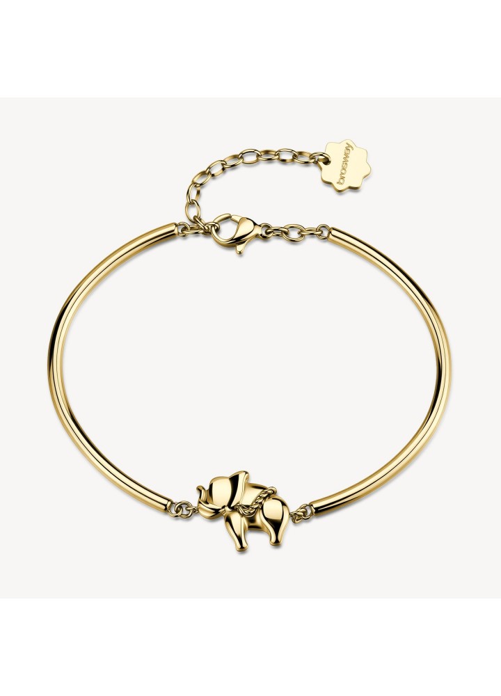 Bracciale Brosway Chakra Fortuna dorato con elefante BHKB301