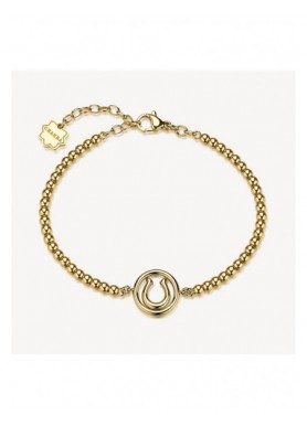 Bracciale Brosway Chakra Fortuna dorato con ferro di cavallo BHKB305 — vista principale