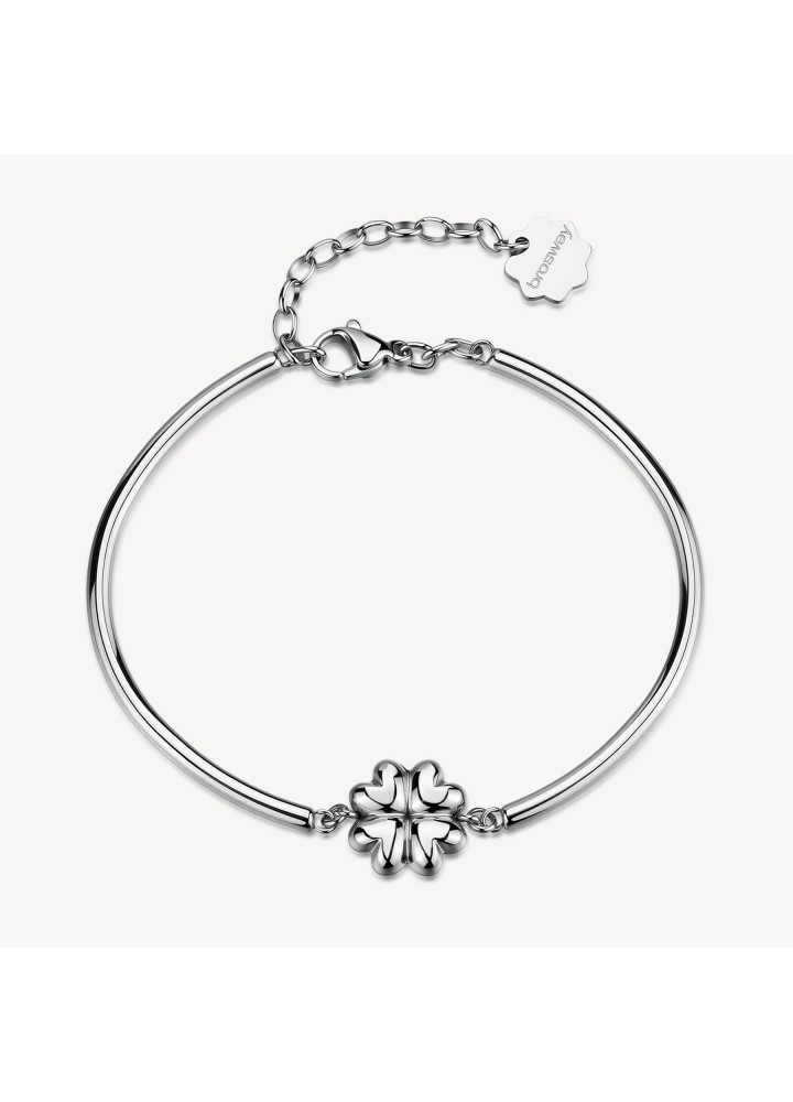 Bracciale Brosway Chakra Fortuna con quadrifoglio BHKB306