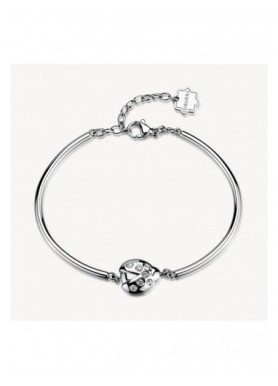 Bracciale Brosway Chakra Fortuna in acciaio con coccinella e cristalli BHKB314 — vista principale