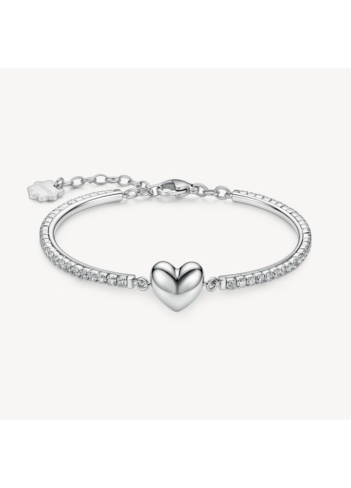 Bracciale Brosway Chakra Amore con cuore e zirconi BHKB324