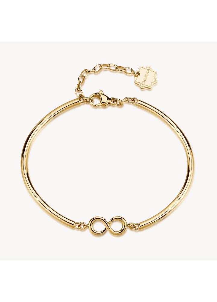 Bracciale Brosway Chakra BHKB331 dorato con infinito - vista del gioiello
