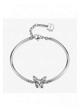 Bracciale Brosway Chakra Amore in acciaio con farfalla e cristalli BHKB332 — vista principale