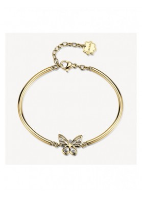Bracciale Brosway Chakra Amore dorato con farfalla BHKB333