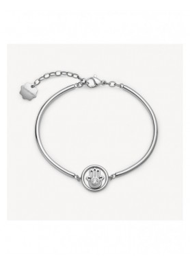 Bracciale Brosway Chakra BHKB338 con mano di Fatima e cristallo - vista del gioiello