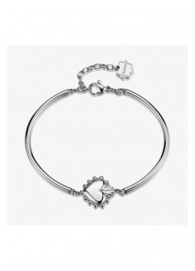 Bracciale Brosway Chakra Protezione in acciaio con cuore sacro BHKB345 — vista principale