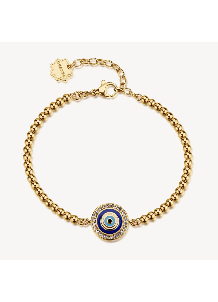 Bracciale Brosway Chakra Protezione con occhio di Nazar e zirconi BHKB350