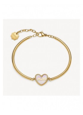 Bracciale Brosway Chakra Famiglia dorato Mom con madreperla rosa BHKB362 — vista principale