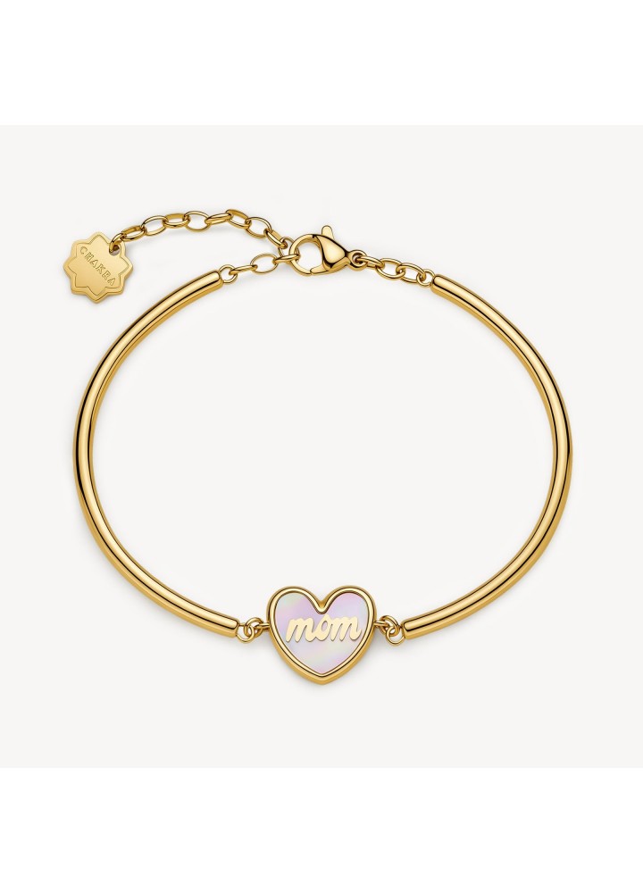 Bracciale Brosway Chakra Famiglia dorato Mom con madreperla rosa BHKB362 — vista principale
