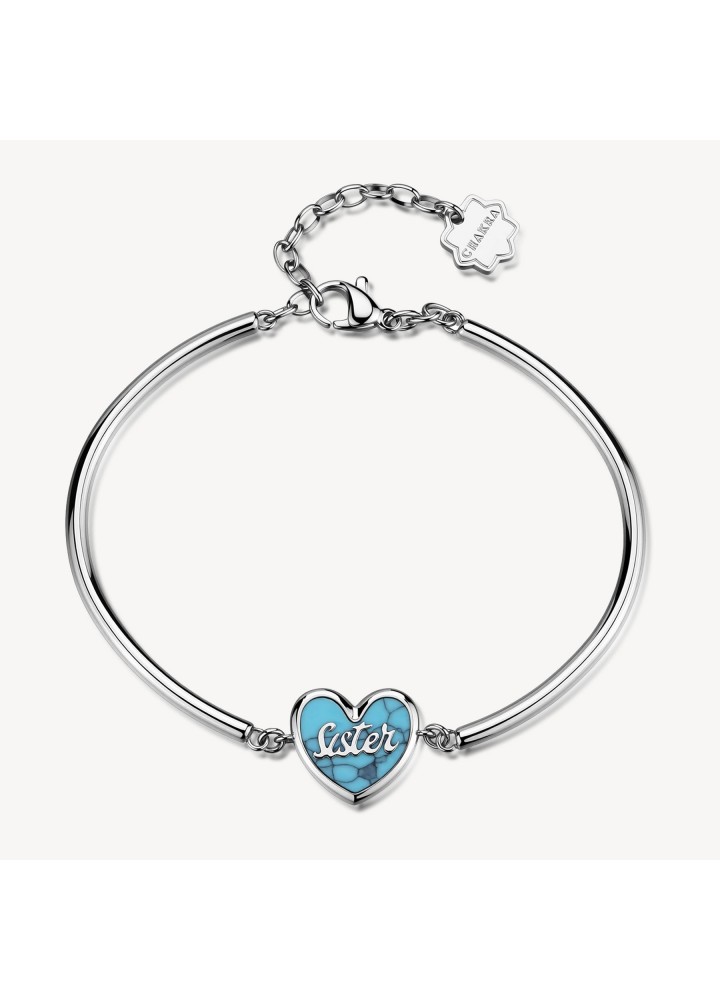 Bracciale Brosway Chakra Sister con turchese BHKB365