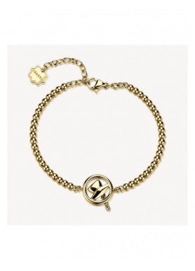 Bracciale Brosway Chakra BHKB370 dorato con cappello di laurea - vista del gioiello