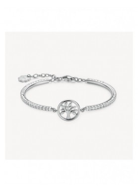 Bracciale semirigido Brosway Chakra con albero della vita e zirconi BHKB373