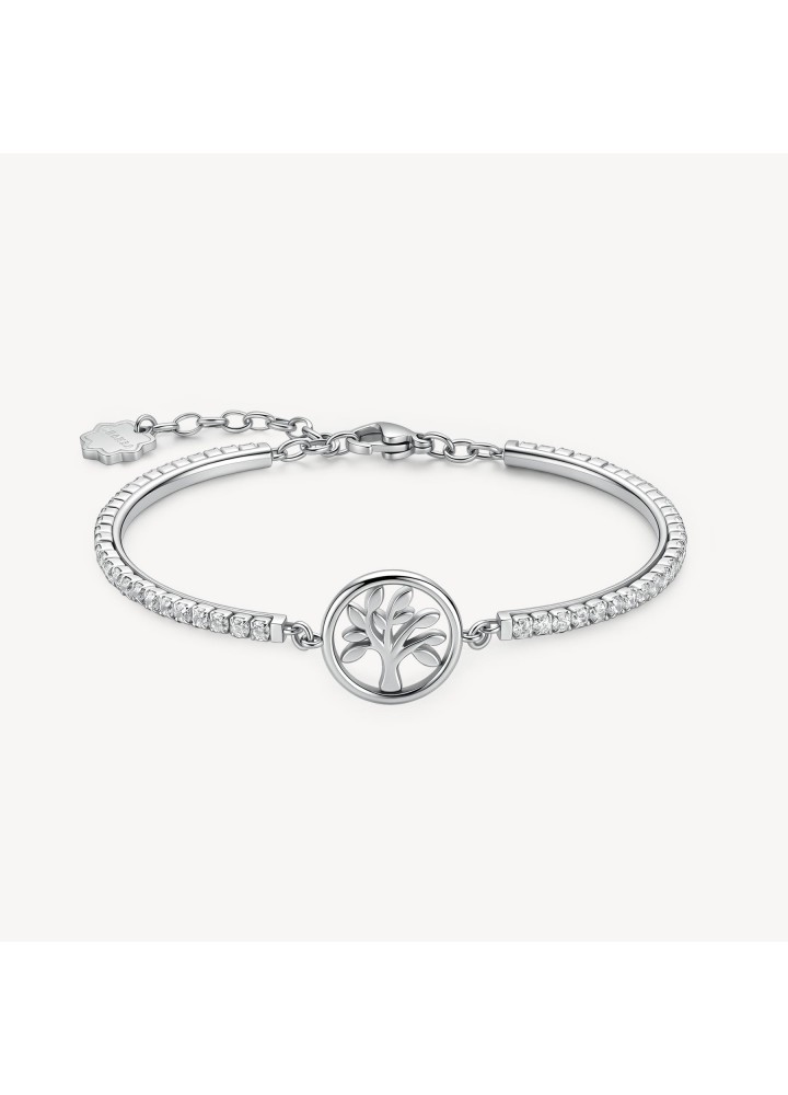 Bracciale semirigido Brosway Chakra con albero della vita e zirconi BHKB373