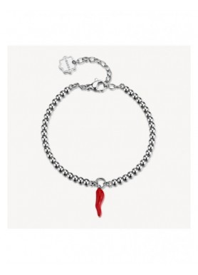 Bracciale Brosway Chakra con cornetto rosso BHKB375 - vista del prodotto