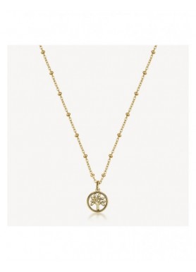 Collana Brosway Chakra Famiglia dorata con albero della vita BHKN212 — vista principale