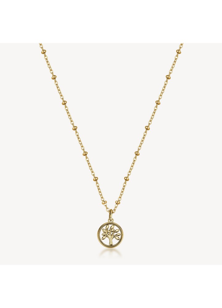 Collana Brosway Chakra Famiglia dorata con albero della vita BHKN212 — vista principale
