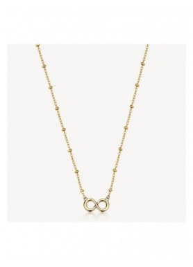 Collana Brosway Chakra dorata con simbolo infinito BHKN214