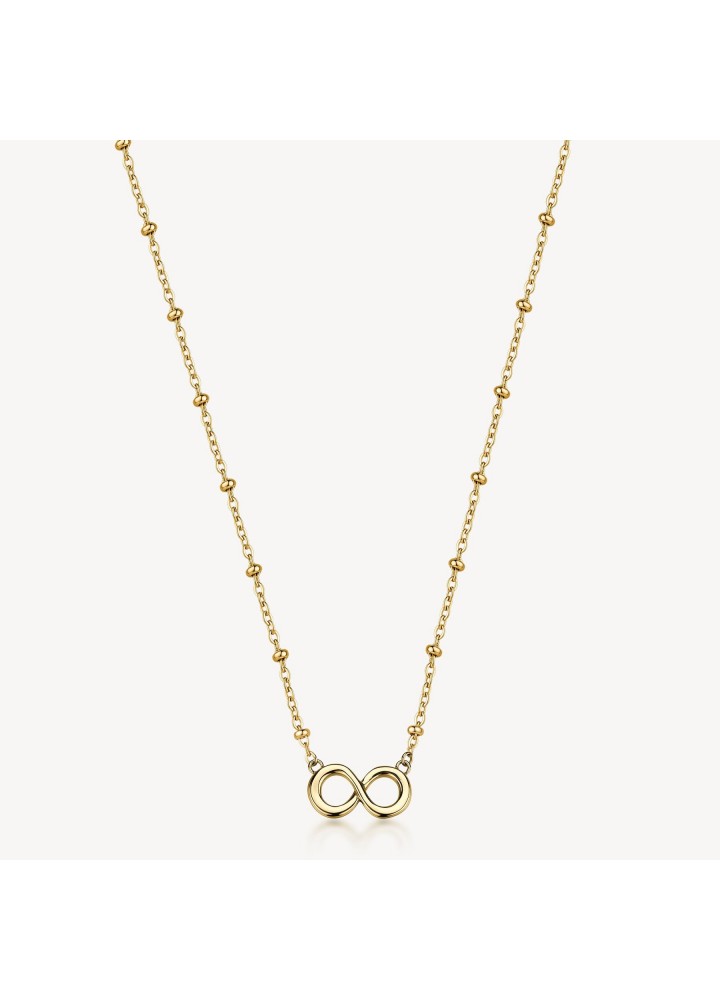 Collana Brosway Chakra dorata con simbolo infinito BHKN214