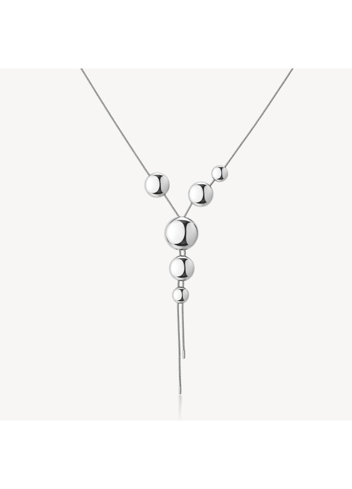Collana a Y Brosway Muse con dischi convessi BUE05
