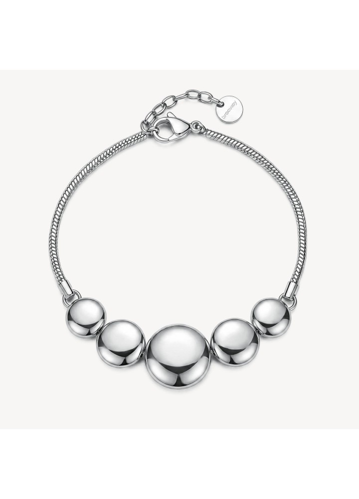 Bracciale Brosway Muse in acciaio con dischi convessi BUE13 - vista del prodotto