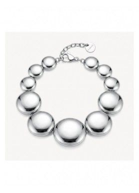 Bracciale Brosway Muse BUE15 in acciaio con dischi convessi - vista del gioiello
