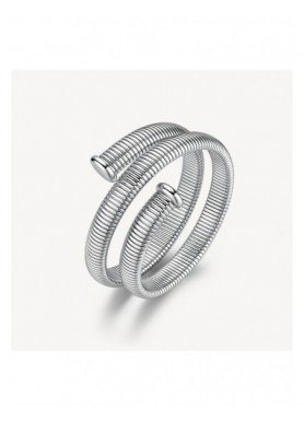 Bracciale rigido Brosway Weave in acciaio con tubogas a doppio giro BWV11 — vista principale