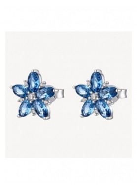 Orecchini Brosway Fancy Freedom Blue a fiore FFB146 - vista del prodotto