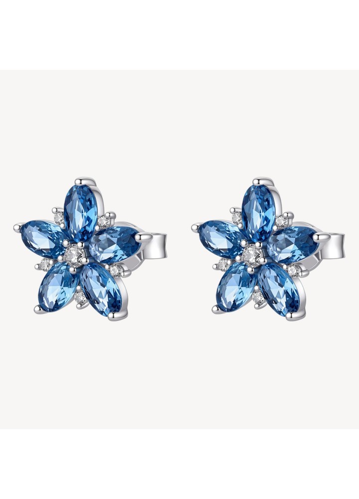 Orecchini Brosway Fancy Freedom Blue a fiore FFB146 - vista del prodotto