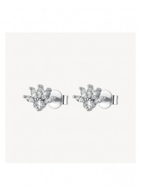 Orecchini a fiore Brosway Fancy Infinite White con cubic zirconia FIW193