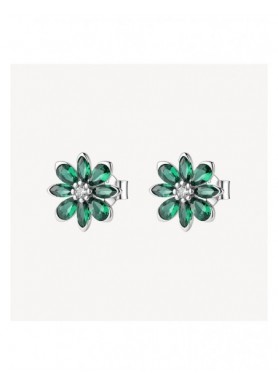 Orecchini Brosway Fancy Life Green a fiore FLG157