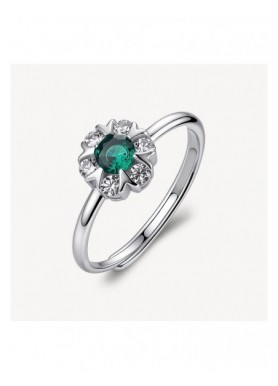 Anello regolabile Brosway Fancy Life Green a fiore FLG159 - vista del prodotto