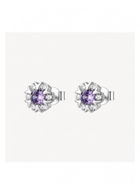 Orecchini Brosway Fancy Magic Purple a fiore FMP135