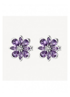 Orecchini Brosway Fancy Magic Purple a fiore FMP137 - vista del prodotto