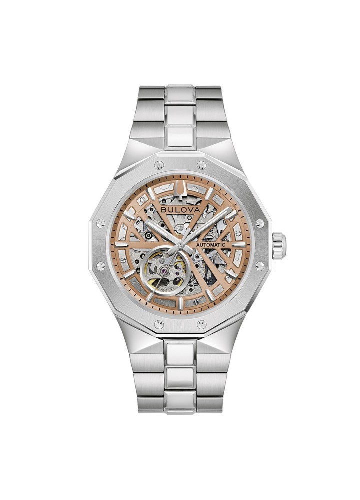 Bulova Octagon Prestige Automatic 96A351 – quadrante e bracciale